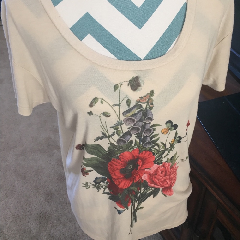 Wildfox floral top